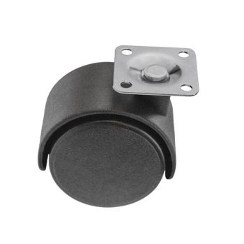 Опора мебельная 40мм с пятой ЧЁРНАЯ М2142и SANBERG*10