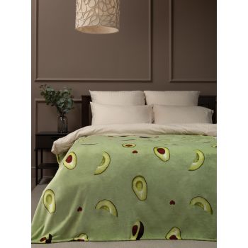 Плед 150*200см фланель Авокадо TF FN F127GR a1520 Absolute *1