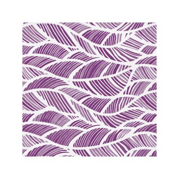 Коврик для ванной ПВХ шир. 65см х12м "V-line" Фотопечать 7107 leaves-purple "Листья лиловые" *12