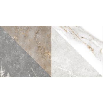 Плитка настенная Capella белая геометрия 500*250*9 GT98VG Global Tile *1,375кв.м/74,25