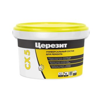 Цемент  2 кг CX5 монтажный и водоостанавливающий Церезит *12