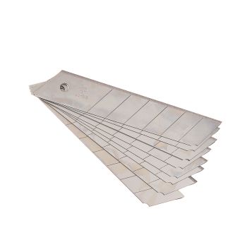 Лезвия сменные сегментированные 25мм (10шт) толщина 0,7мм сталь SK4 (3068530) "888" *1/24/96