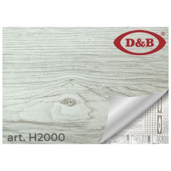 Пленка самоклеящаяся 45см*8м  2000Н св.-серое дерево D&B (Китай)  *1/20