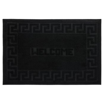 Коврик резиновый 40*60 см  "Welcome" черный "VORTEX" ( арт.22464)   *1/20