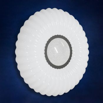 Светильник светодиодный акриловый 380мм 48W 8285/24W*2 380 мм 3 реж. б/пульта S=20м2 VERNER LIGHTING *1/10