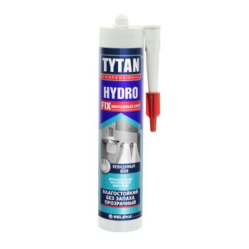 Жидкие гвозди для плитки/древес/пенополистирол 310мл прозрачный HydroFix .TYTAN 96184/10774 немороз.*1/12