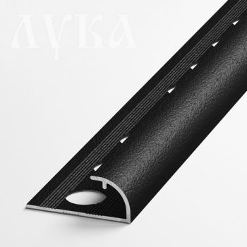 Профиль окантовочный ПК 03-9.2700.15 черный Лука *5