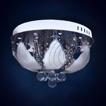 Люстра Y0886/4  CH  4*40W E14, 220V пульт (h-250; d-400)  VERNER LIGHTING *1