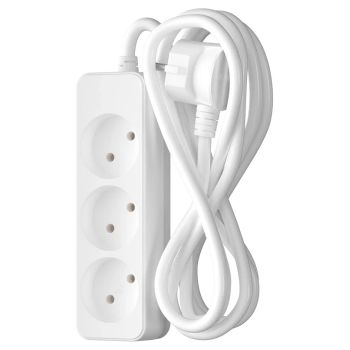 Удлинитель 3 розетки 5м б/з ПВС 2*0,75мм2 10А мощ.нагр 2200Вт 10-53 Фотон 21114 *1/20