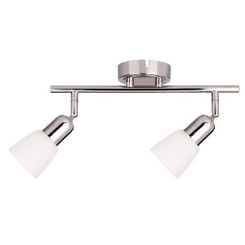 Светильник настенный (спот) 2018-2 CHR/WT E14  2*40W хром/бел VERNER LIGHTING *1/12