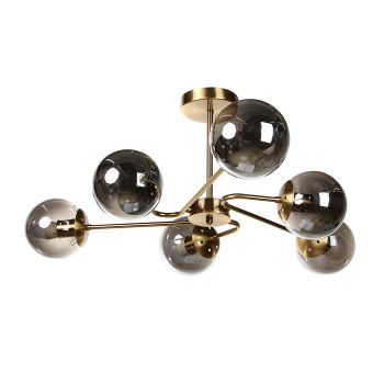 Люстра N36349/6 COP  6*40W E27 220V (d-790; h-300)  VERNER LIGHTING *1