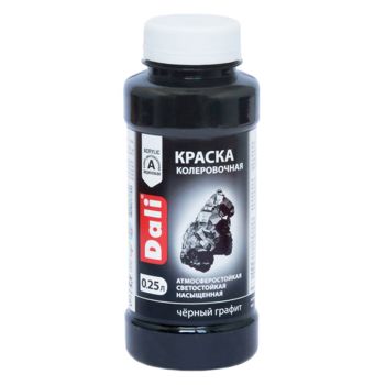 Колер краска черный графит 0,25 л ДАЛИ *1/12