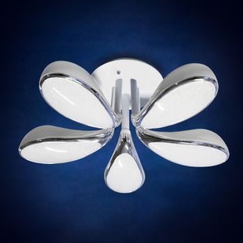 Люстра 8510-5 15W  white+wh 550 мм 3 реж., пульт  S=6м2 VERNER LIGHTING *1