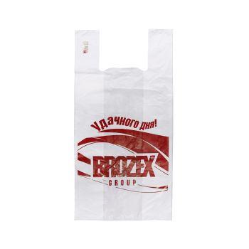 Пакет п/э "майка" "BROZEX" Малый ПНД 270+130х450мм (толщ.20мкм) *100/1500