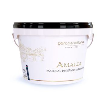 Краска акриловая для стен и потолков 2,5 л PARADE AMALIA матовая База А  *1