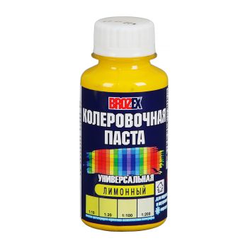 Колер паста лимонный №01 0,1 л BROZEX *6/108