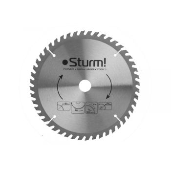 Диск пильный 185*20,0мм 48 зубьев по дереву (9020-185-20-48Т) Sturm *1/50