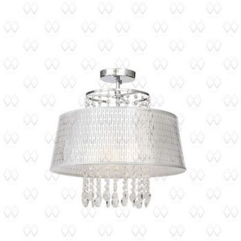 379014405 Люстра Федерика хром 5*60W E14 220V    d-46см, h-46см *1