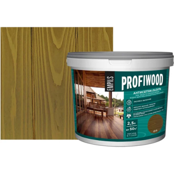Антисептик-лазурь для дерева полиакриловый дуб 0,9 кг PROFIWOOD *1/6