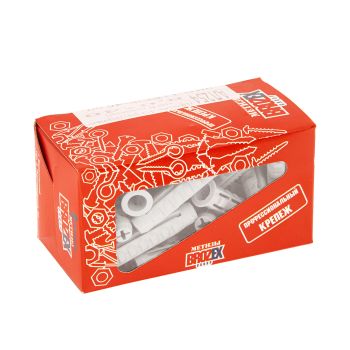 Дюбель 4-х распорный нейлон тип N BROZEX  8*40 коробка (40шт) *10