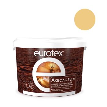 Защитно-декоративное покрытие для древесины акриловое сосна 2,5 кг Eurotex *1/4/168