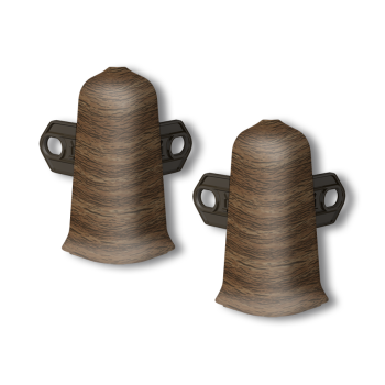 Внешний угол с держателем ИДЕАЛ ДЕКОНИКА,  291 Орех 55ММ (уп.2шт)  *10