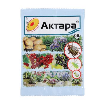 Средство от колорадского жука, тли, белокрылки и др. АКТАРА ВДГ 0,6г (В/Х) 10/400