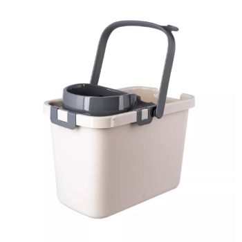 Ведро д/мытья пола пластм. со вставкой для Отжима  9,5л прямоуг."Smart" арт.34810 "Полимербыт" *1/9