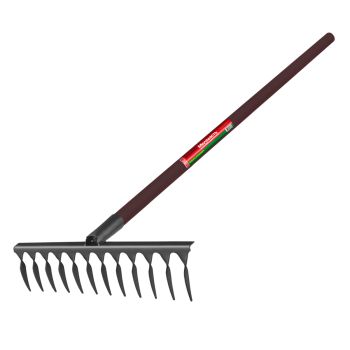 Грабли витые 12-зуб сталь,а/кор покр, с чер дер/полир,"МОЛОДОСТЬ МОЯ" (арт.1004-12-Ч) ЦИ  *1/10