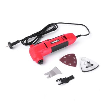 Инструмент многофункциональный 375Вт 15000-22000кол/м 6насадок MF305 ПОБЕДА *1