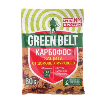 Средство от насекомых-вредителей Карбофос 60г Грин Бэлт *10/100