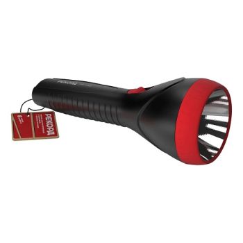 Фонарь ручной Рекорд аккум. 1LED 1W до100м (зарядка - вилка) РМ-1200 23205  *1/5/40