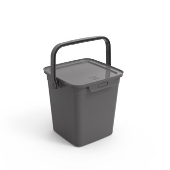 Контейнер д/хранения пластм. "Smart" 6,5л 220х235х230мм Серый арт.693("Полимербыт")*1/6