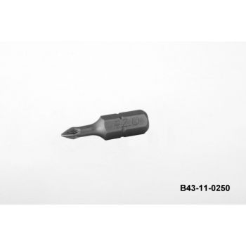 Бита крестовая PZ2х25мм (2 шт) магнитная S2 хвостовик1/4"С (B43-11-0252G) NovoCRAFT *1/25