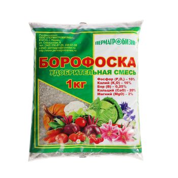 Удобрение Борофоска 1кг (Пермагробизнес) *20/1080