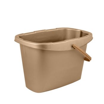 Ведро д/мытья пола пластм. 13л прямоуольное "Wood" 380х285мм,h-250 SC500710624 "Spin Clean"*1/14