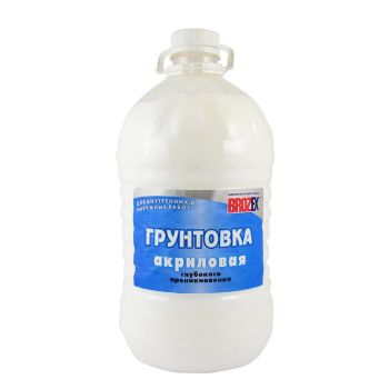 Грунтовка акриловая для внутренних и наружных работ 5кг BROZEX глуб. прон конц 1:1  *4/64