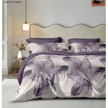 Постельное белье евро-М сатин Орхидея 2660, наволочки 70*70см - 2шт *1