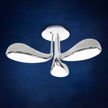 Люстра 8510-3 15W  white 500 мм 3 реж., пульт  S=10м2 VERNER LIGHTING *1
