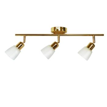 Светильник настенный (спот) 2018-3 FGD/WT E14  3*40W зол/бел VERNER LIGHTING *1/12