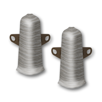 Внешний угол с держателем ИДЕАЛ ДЕКОНИКА,  210 Дуб пепельный 55ММ (уп.2шт)  *100