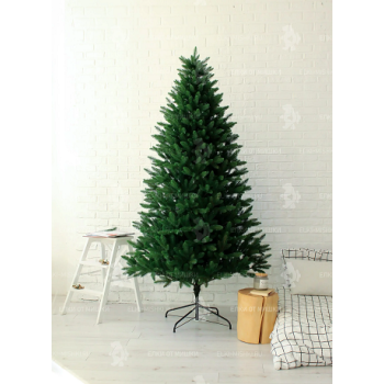 Елка  искусственная пластиковая "Пермская" 2,1м литая *1/20