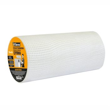 Сетка стр. армирующая "серпянка" самоклеящ. 0,15м х 20м +-15%"FIBERON" SMF228T (А.Д.М.) *1/24