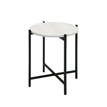 Столик журнальный сервировочный САБИЯ МРАМОР белый*1