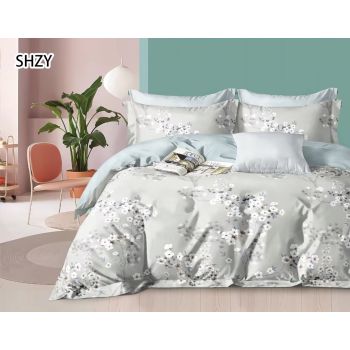 Постельное белье 1,5сп сатин Орхидея 2425, наволочки 70*70 - 2шт *1