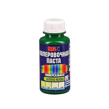 Колер паста зеленое яблоко №25 0,1 л BROZEX *6/108