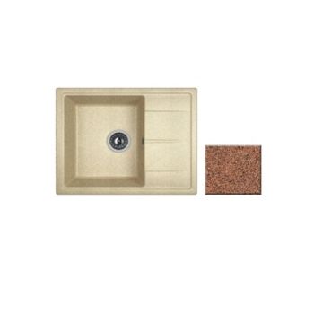 Мойка из искусственного камня, терракотовая 33 (575x470 мм)*1