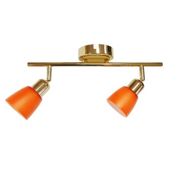 Светильник настенный (спот) 2018-2 FGD/OR E14  2*40W зол/оранж VERNER LIGHTING *1/12