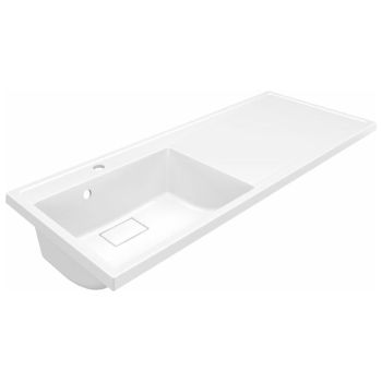 Раковина "Paola Magenta" 120 левая (кронштейн в комплекте правый), без сифона  *1