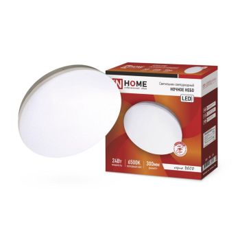 Светильник светодиодный акриловый 300мм IN HOME DECO Ночное Небо 24Вт 6500К 1560Лм IP40 S=14м2*1/12